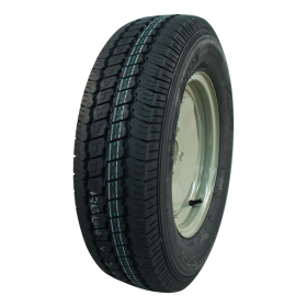 pneu + roue 175 R13C Maxmiler Pro 4Jx13H ET0 60/100/4 métal gris vert