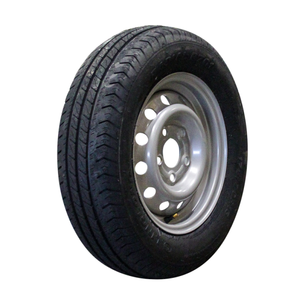 pneu + roue 175/70 R13 R701 M+S 4½Jx13H2 ET30 67/112/5 métal gris