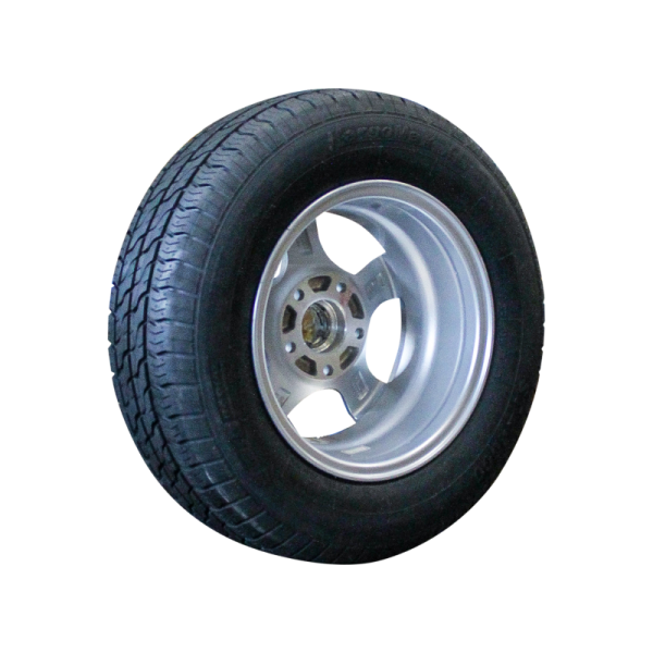 pneu + roue 185/70 R13 Kargomax XL ST-4000 M+S 5Jx13H2 ET30 57/100/4 métal léger gris