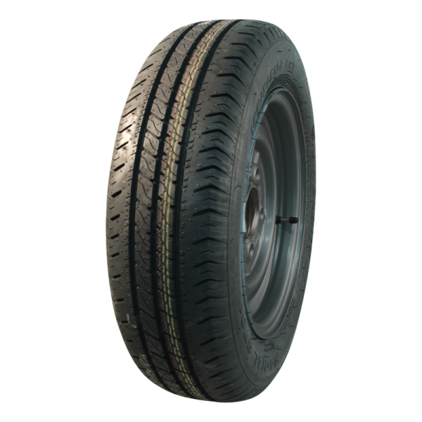 pneu + roue 185/70 R13 R701 M+S 6Jx13H2 ET30 67/112/5 métal noir