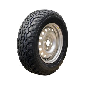 pneu + roue 185/70 R13C Savero M+S 5Jx13H2 ET30 57/100/4 métal gris