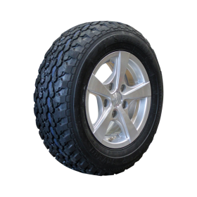 pneu + roue 185/70 R13C Savero M+S 5Jx13H2 ET30 57/100/4 métal léger gris