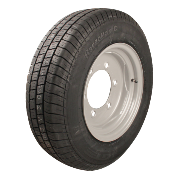 pneu + roue 185 R14C Kargomax ST-6000 M+S 6Jx14H2 ET-5 161/205/6 métal gris