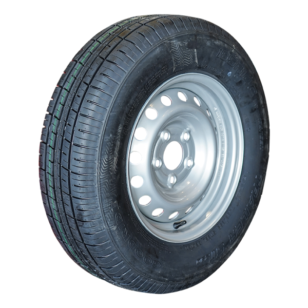 pneu + roue 185R14C ST290 M+S 5½Jx14H2 ET30 66,5/112/5 104/102 N métal gris