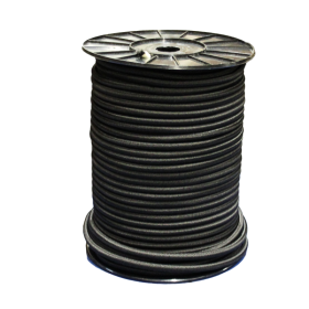 Cable élastique noir Ø8