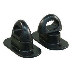 espagnolette plastique pour œillet 42x22mm noir