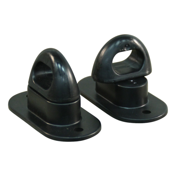 espagnolette plastique pour œillet 42x22mm noir