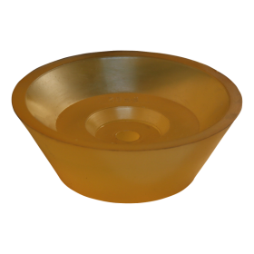 cône d'extrémité PU jaune Ø133mm / Ø84mm 48mm Ø14 884.261.098.078