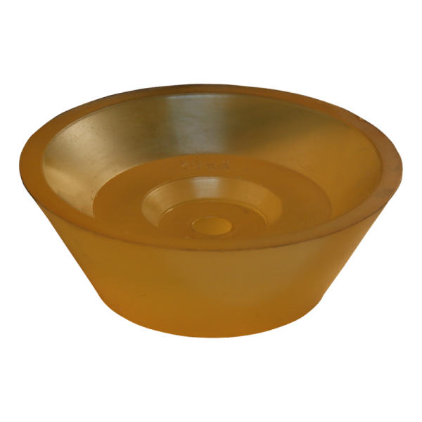 cône d'extrémité PU jaune Ø133mm / Ø84mm 48mm Ø14 884.261.098.078