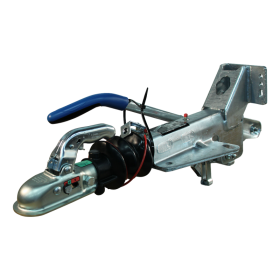 timon à inertie KF13-C mécanique , tête d'attelage support de roue jockey soudé