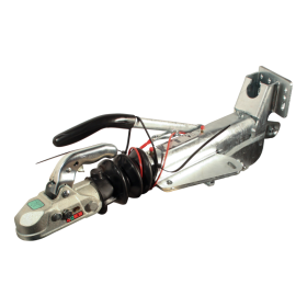 timon à inertie KF27-A1 mécanique , tête d'attelage support de roue jockey soudé