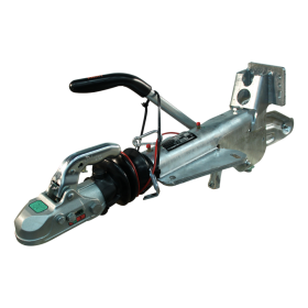 timon à inertie KF30-E mécanique , tête d'attelage support de roue jockey soudé