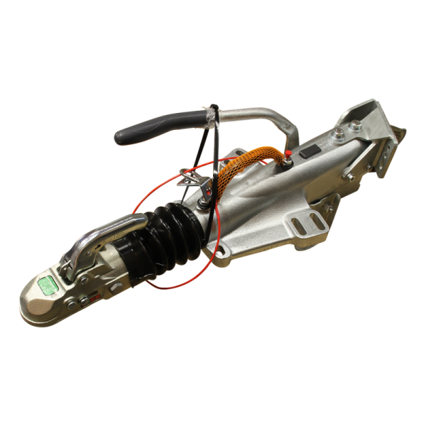 timon à inertie KFG35-D GF mécanique , tête d'attelage support de roue jockey vissé