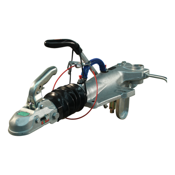 timon à inertie KFG35-D mécanique , tête d'attelage support de roue jockey côtelé