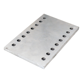 adaptateur de montage pour console de roue jockey ronde de 60