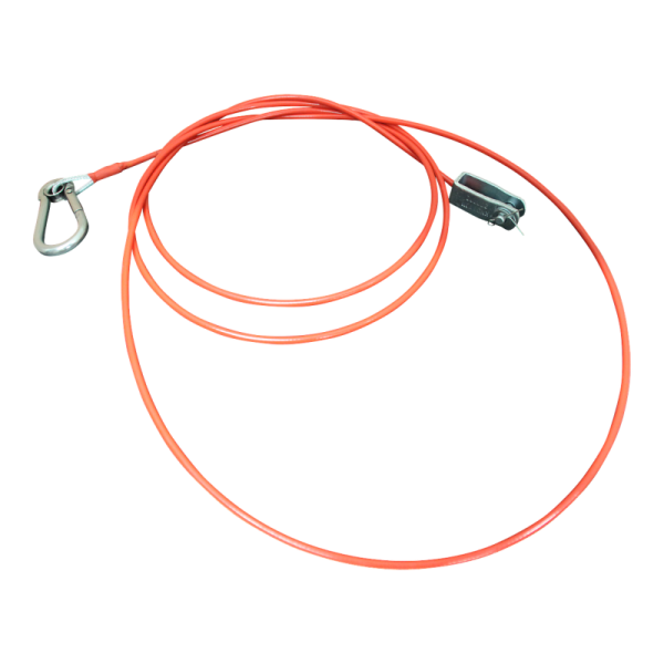 câble de rupture 2300mm fourche avec goupille Rouge
