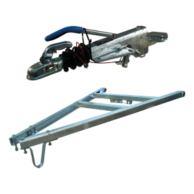 jeu de timon + frein à inertie KLZ35-B KF20-A , tête d'attelage