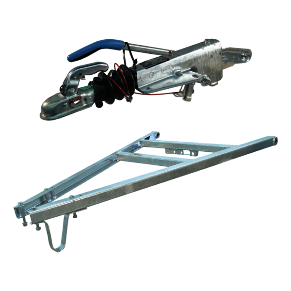 jeu de timon + frein à inertie KLZ35-B KF20-A , tête d'attelage