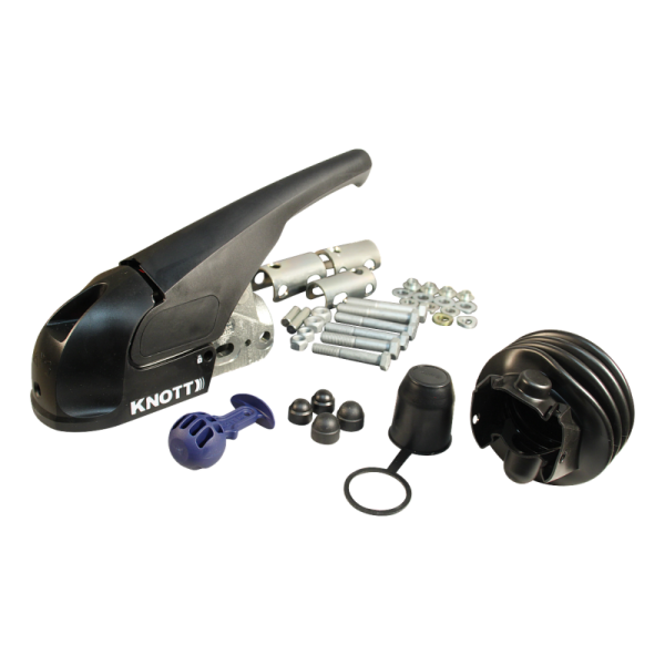 tête d'attelage avec stabilisateur KS30 universel Ø35/40/45/50mm 12.5 + 14.5mm