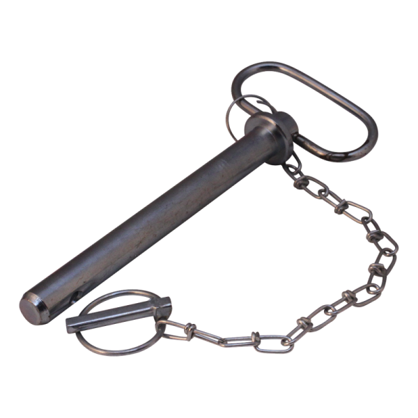 broche à poignée avec chaîn Ø19mm 165mm zingué
