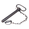 broche à poignée avec chaîn Ø19mm 165mm zingué