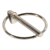 goupille avec clip ronde zingué Ø6mm 45mm