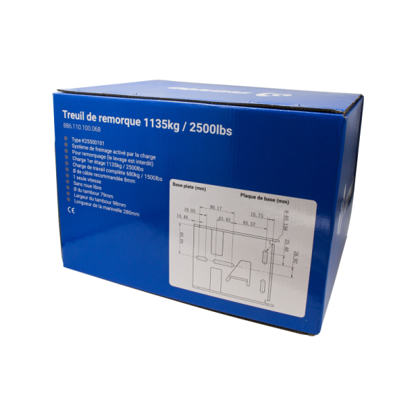 Treuil K2550 1135 / 680kg