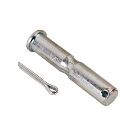 axe avec goupille Ø20mm pivotement de roue jockey pliable 84mm zingué