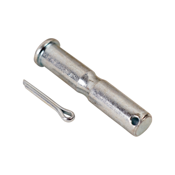 axe avec goupille Ø20mm pivotement de roue jockey pliable 84mm zingué