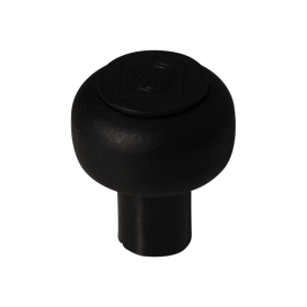 Bouton roue jockey Ø48 en Ø60 se compose de 4 parties, bouton, couvercle, anneau, rondelle starlock