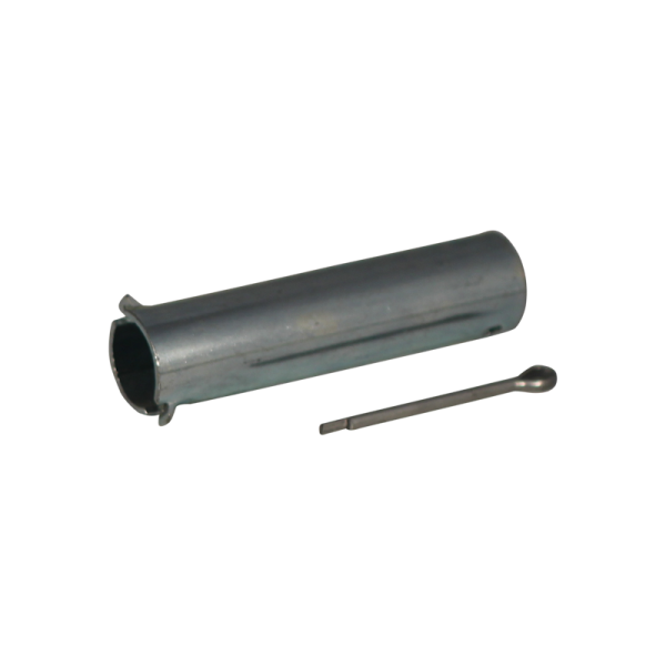 entrtoise de moyeu+goupille fendue de roue jockey Ø20mm 84mm zingué