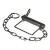 goupille de verrouillage avec ressort Ø15,8 x 93mm, ketting 310mm