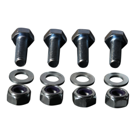 kit de montage pince de roue avant & treuil manuel boulon hexagonal M10x30mm galvanisé