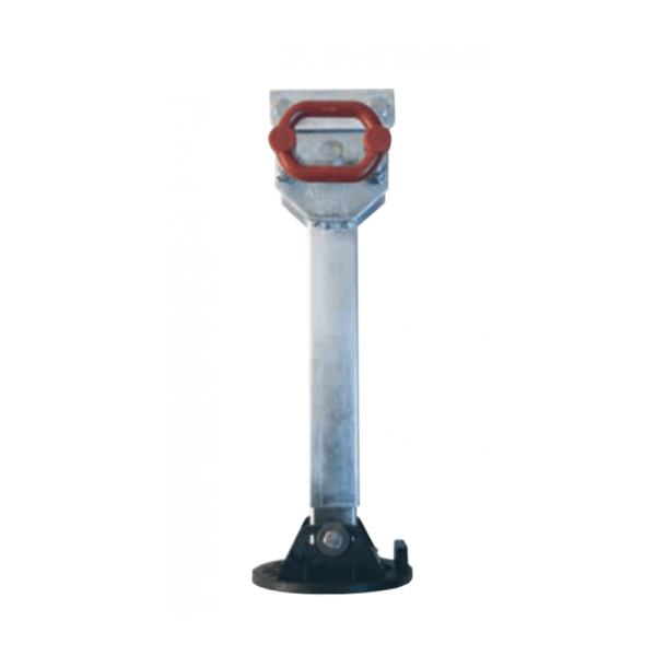 Pied béquille basculante ⧄45mm 500kg zingué 180mm 590mm