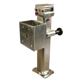 Pied béquille basculante D85 avec clé de hexagone 19mm ⧄60 1300kg zingué 255mm 416mm