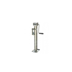 Pied béquille basculante LF Ø57mm 1300kg zingué 370mm 560mm