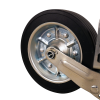 roue jockey escamotable manivelle en plastique Ø60mm 225x64mm jante en acier