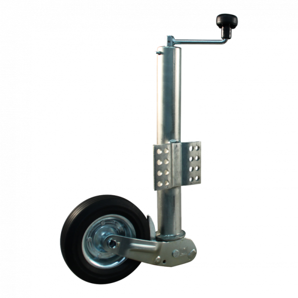 roue jockey escamotable Ø60mm 200x60mm jante en acier