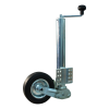 roue jockey escamotable Ø60mm 200x60mm jante en acier