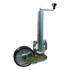 roue jockey escamotable Ø60mm 200x60mm jante en acier