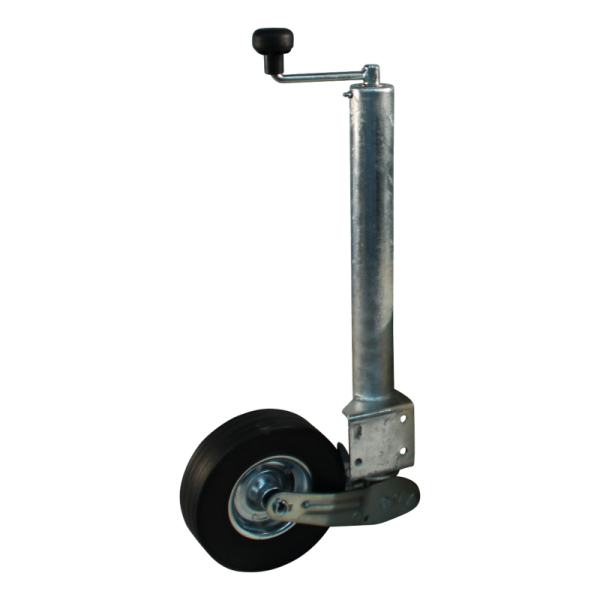 roue jockey escamotable Ø60mm 225x70mm jante en acier