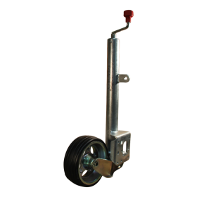 roue jockey escamotable Ø60x4mm 230x80mm jante en acier