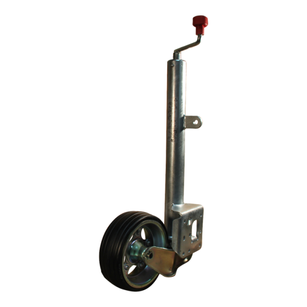 roue jockey escamotable Ø60x4mm 230x80mm jante en acier