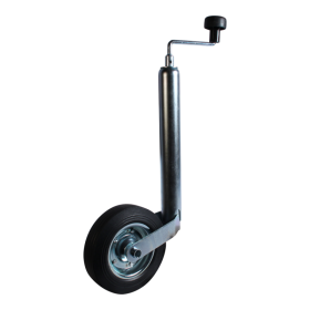 roue jockey Ø48mm 200x50mm jante en acier version renforcée épaisseur de paroi 2,5 mm