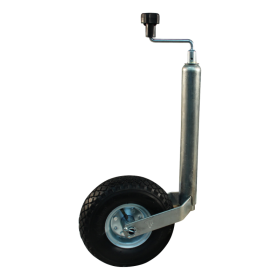 roue jockey Ø48mm 260x85/3.00-4mm pneu avec jante en acier