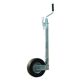 roue jockey renforcée à gorges Ø48mm 220x70mm jante en acier