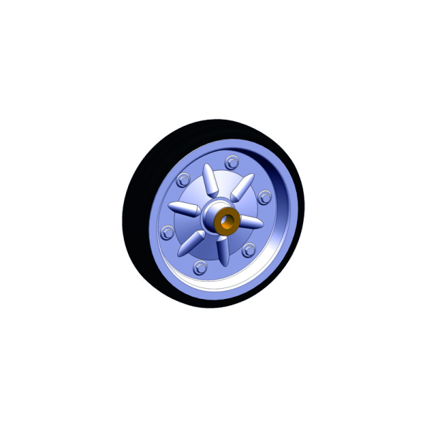 roue seule 280x68mm jante en acier