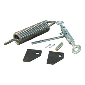 plume triangulaire Type GHE, (Trek) Grau, mechanisch, verend, verzinkt