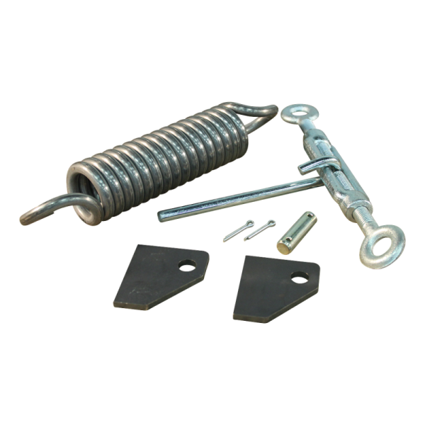 plume triangulaire Type GHE, (Trek) Grau, mechanisch, verend, verzinkt