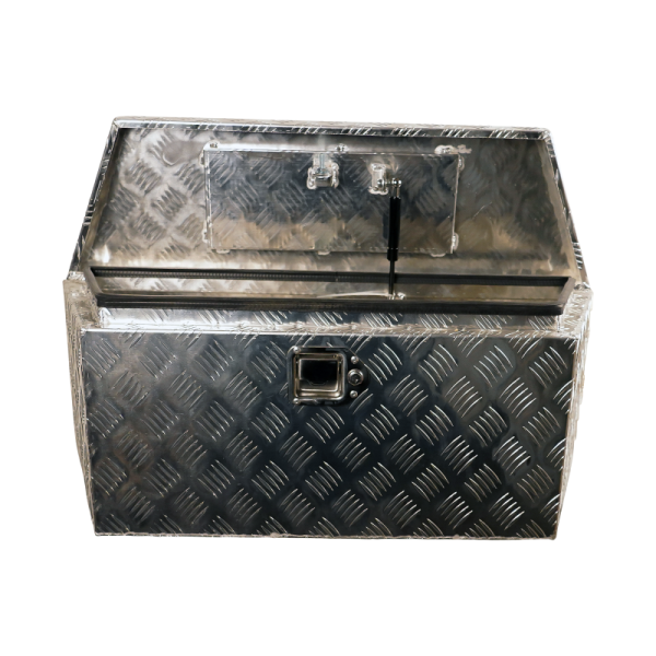 boîtes à outils aluminium lxbxh 900x300x350mm serrure de coffre